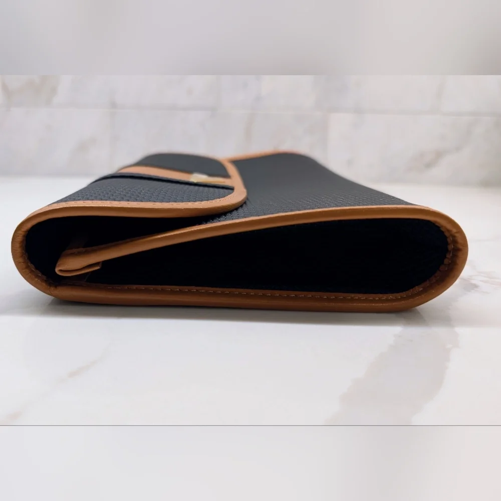 Yves Saint Laurent Black and Tan Clutch - Picture 8 of 9